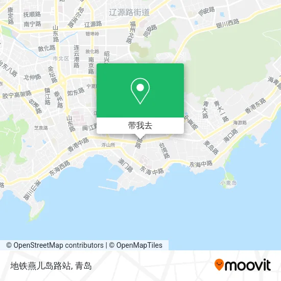 地铁燕儿岛路站地图