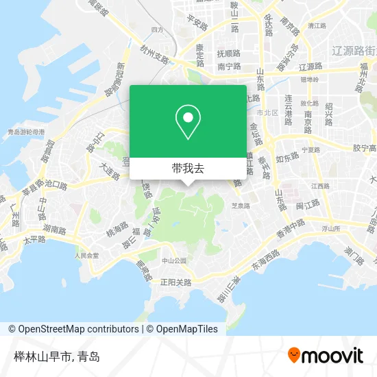 榉林山早市地图