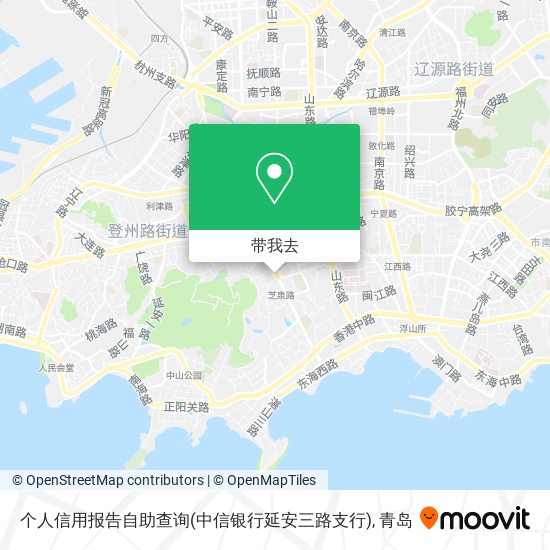 个人信用报告自助查询(中信银行延安三路支行)地图