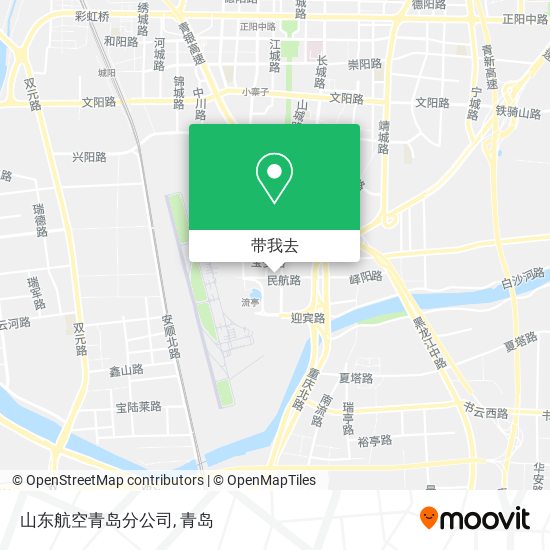 山东航空青岛分公司地图