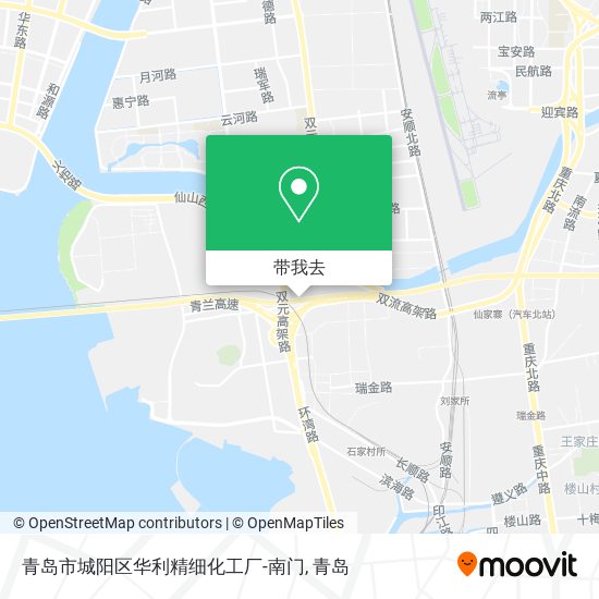 青岛市城阳区华利精细化工厂-南门地图