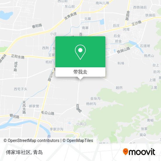 傅家埠社区地图