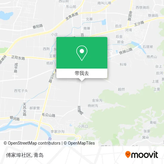 傅家埠社区地图