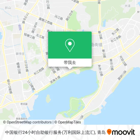 中国银行24小时自助银行服务(万利国际上流汇)地图