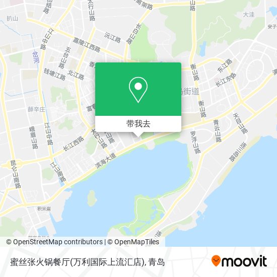 蜜丝张火锅餐厅(万利国际上流汇店)地图
