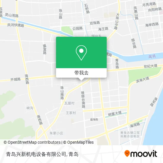 青岛兴新机电设备有限公司地图