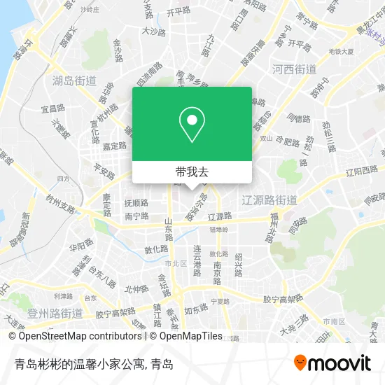 青岛彬彬的温馨小家公寓地图