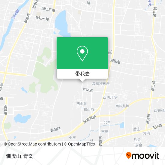 驯虎山地图