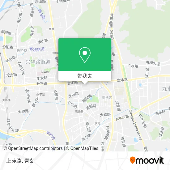 上苑路地图