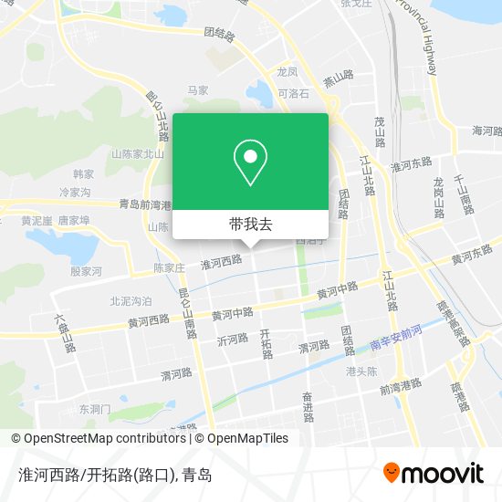 淮河西路/开拓路(路口)地图