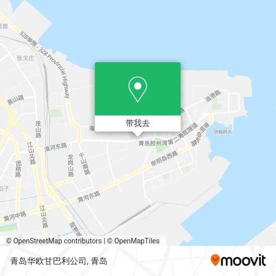 青岛华欧甘巴利公司地图