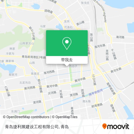青岛捷利展建设工程有限公司地图