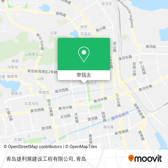 青岛捷利展建设工程有限公司地图