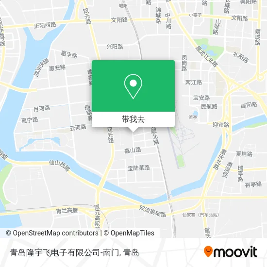青岛隆宇飞电子有限公司-南门地图