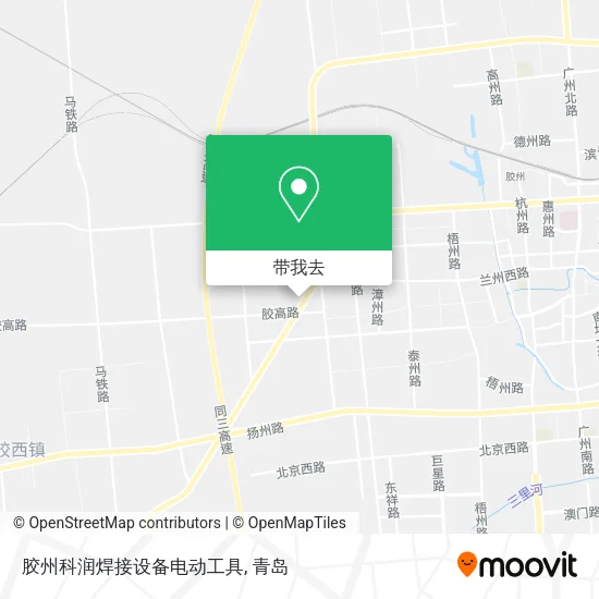 胶州科润焊接设备电动工具地图