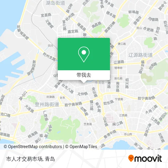 市人才交易市场地图