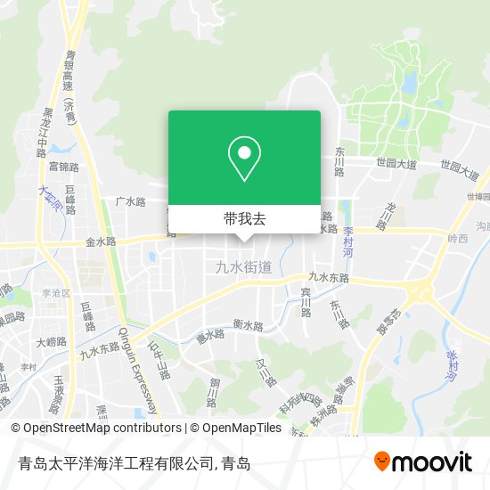 青岛太平洋海洋工程有限公司地图