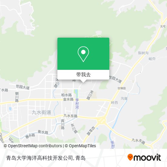 青岛大学海洋高科技开发公司地图