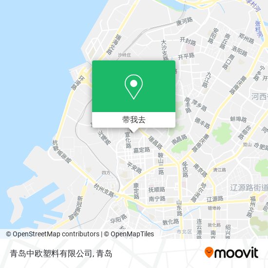 青岛中欧塑料有限公司地图