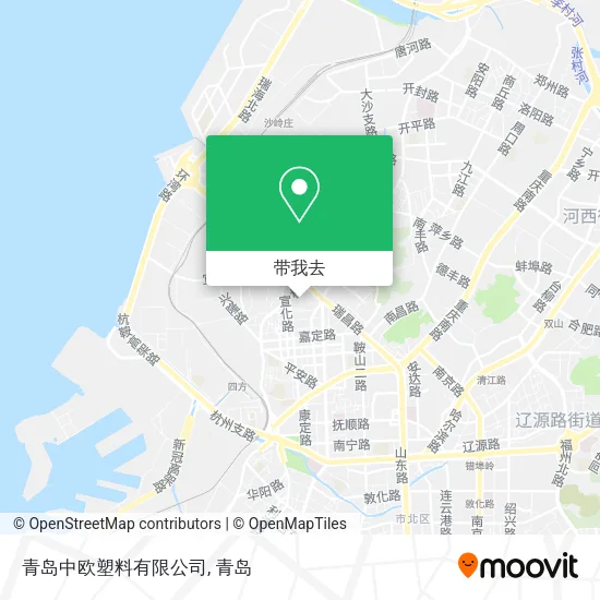 青岛中欧塑料有限公司地图