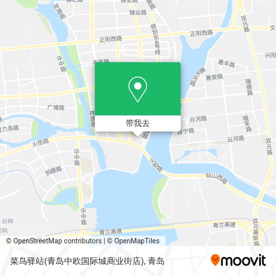 菜鸟驿站(青岛中欧国际城商业街店)地图
