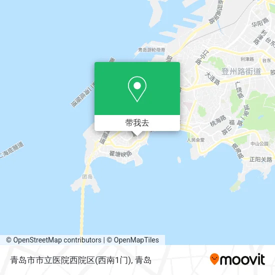 青岛市市立医院西院区(西南1门)地图