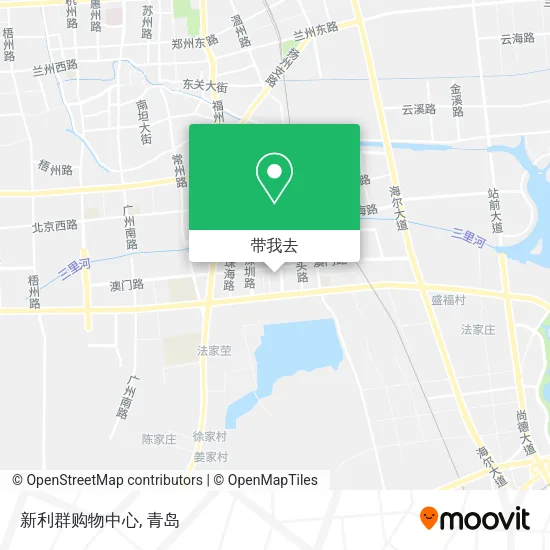 新利群购物中心地图