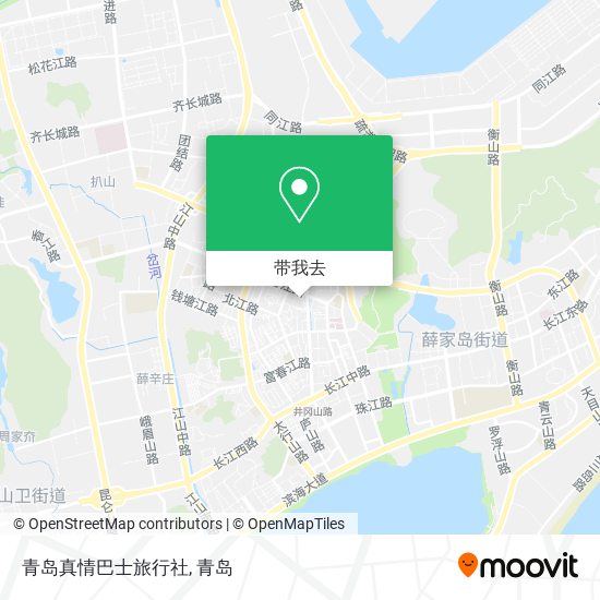 青岛真情巴士旅行社地图