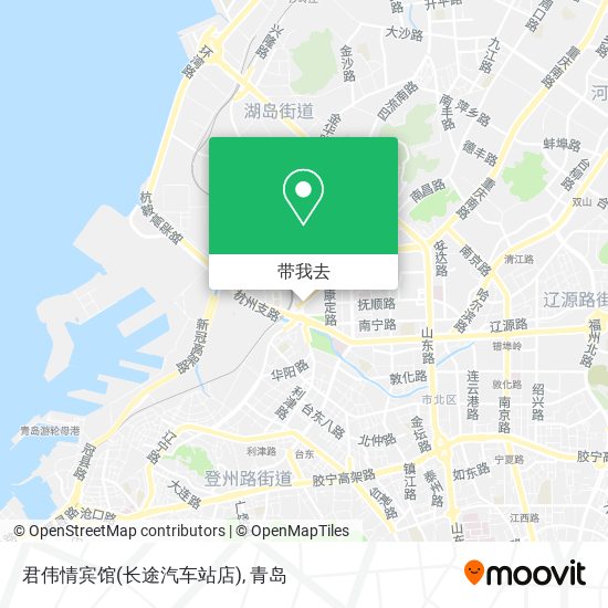 君伟情宾馆(长途汽车站店)地图