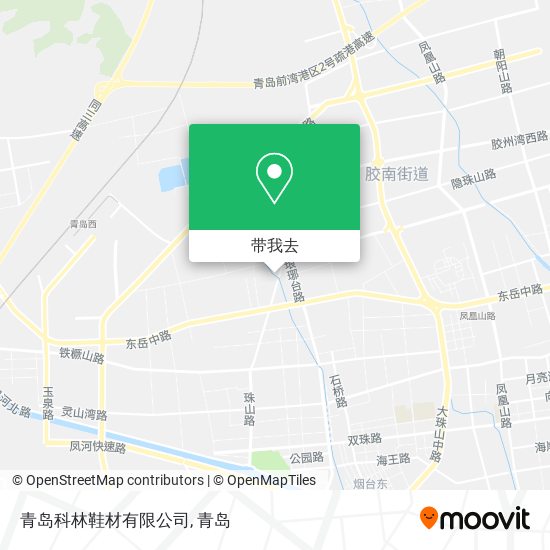 青岛科林鞋材有限公司地图