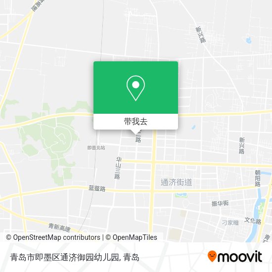 青岛市即墨区通济御园幼儿园地图