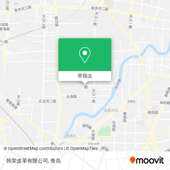 韩荣皮革有限公司地图