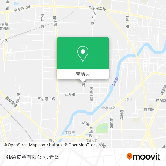 韩荣皮革有限公司地图