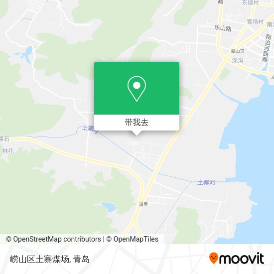崂山区土寨煤场地图