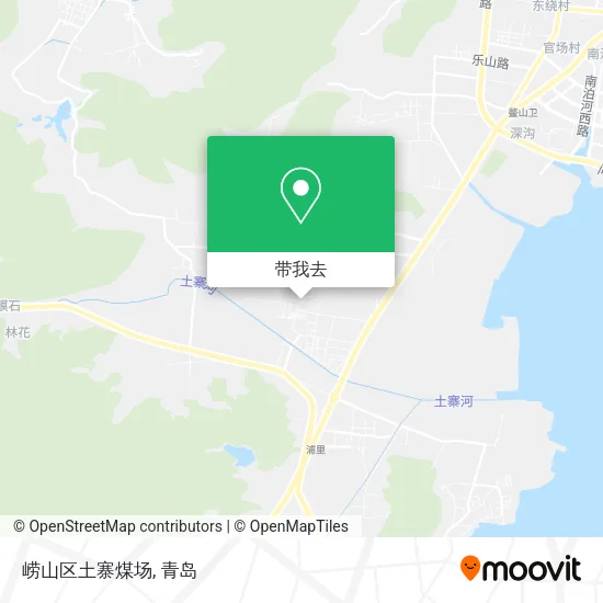 崂山区土寨煤场地图
