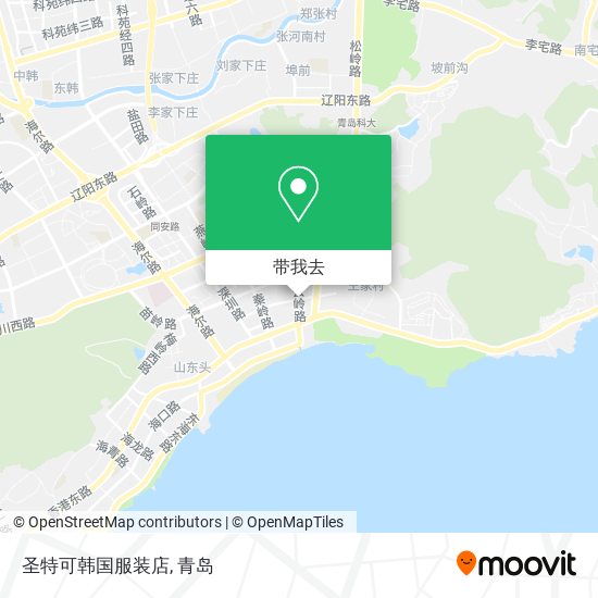 圣特可韩国服装店地图