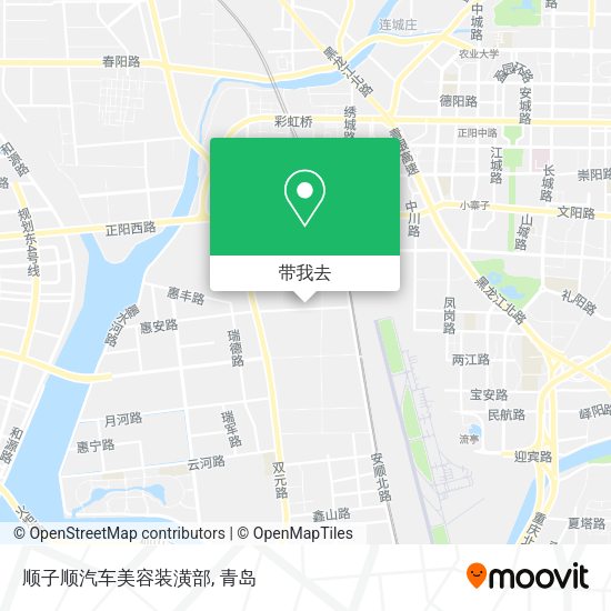 顺子顺汽车美容装潢部地图
