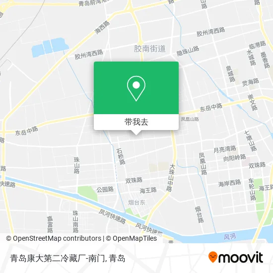 青岛康大第二冷藏厂-南门地图