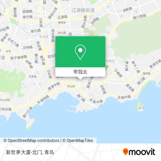 新世界大厦-北门地图