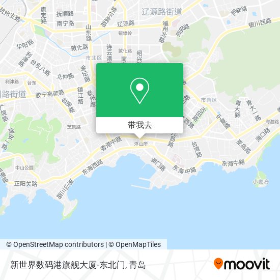 新世界数码港旗舰大厦-东北门地图