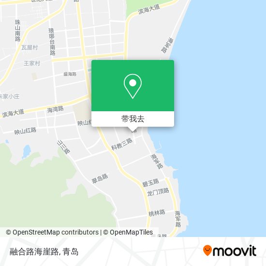 融合路海崖路地图