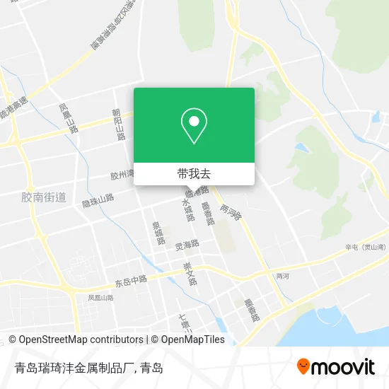 青岛瑞琦沣金属制品厂地图