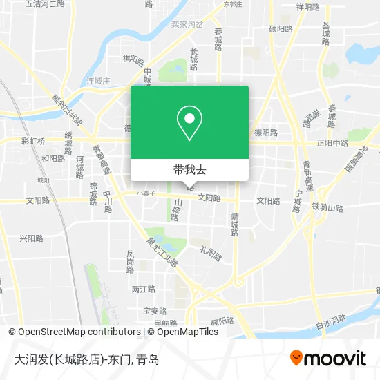 大润发(长城路店)-东门地图