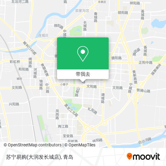 苏宁易购(大润发长城店)地图