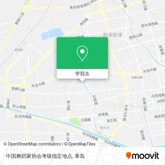 中国舞蹈家协会考级指定地点地图