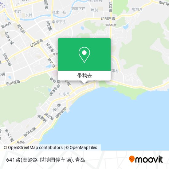 641路(秦岭路-世博园停车场)地图