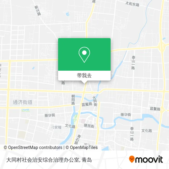 大同村社会治安综合治理办公室地图