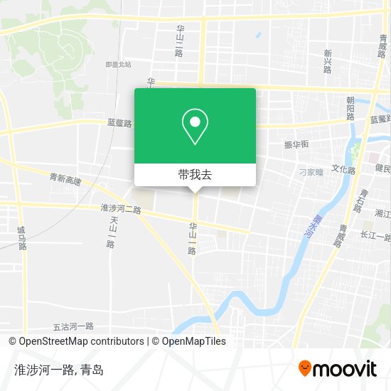 淮涉河一路地图