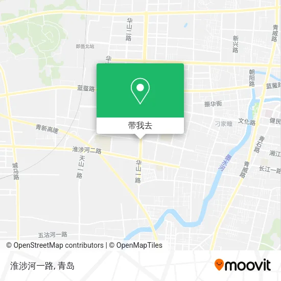 淮涉河一路地图