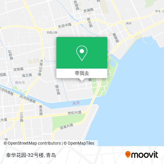 泰华花园-32号楼地图